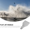 VILLCASE Flat Nozzle Aluminium Alloy Thread Air Blow Flat End