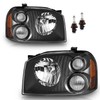 KarSpareHub Halogen Headlights for 2001-2004 Nissan Frontier
