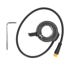 Electric Bike Thumb Throttle Accelerator 130X Finger Throttle with Waterproof Connector Bicycle Mountain Bike Modified Lithium Battery Power Kit