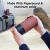 Shineboc 12PCS Aluminium Oxide Sanding Sleeves for Oscillating Sander, 400