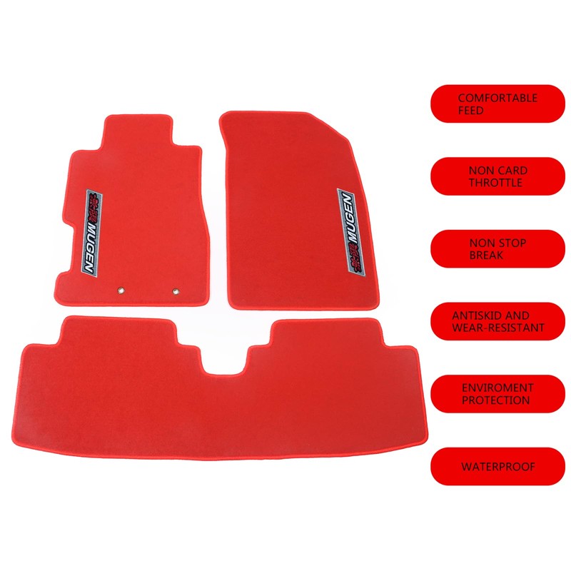EVPROXP Floor Mats Compatible with 01-05 Civic 02-05 Civic SI,