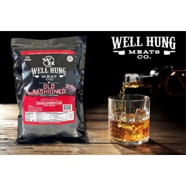 Well Hung Meats Old Fashioned Beef Jerky One Pound Resealable Craft Jerky Bag (16oz)