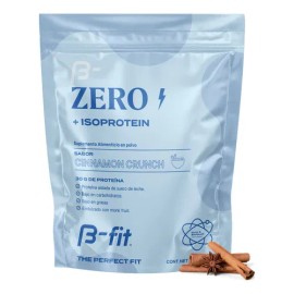 B-FIT B Proteína Whey Zero Aislada De Suero De Leche 600g | 17 Servicios Sabor Cinnamon crunch