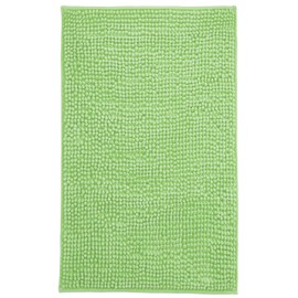 Brandsseller Modern Chenille Shaggy Style Bath Mat, Shower Mat, 50 x 80 cm, Green