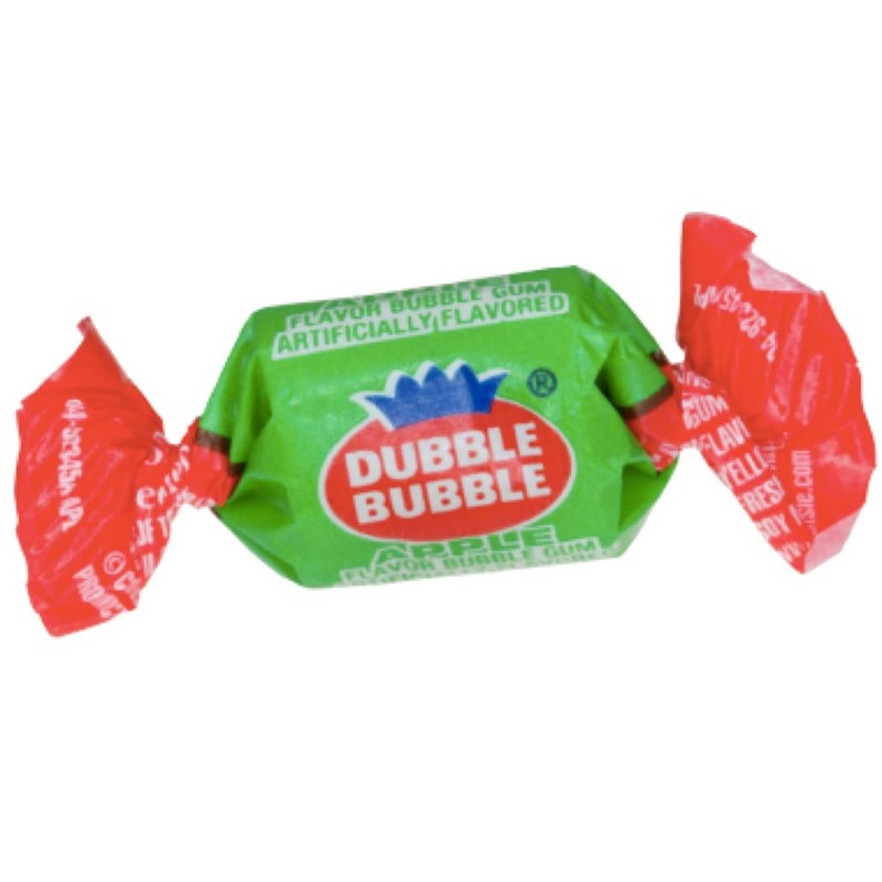 Dubble Bubble 3-Flavor Bubblegum Individually Twist Wrap Bulk Candy Grape
