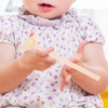 Alipis Set di 10 mini martelli e mazze in legno,