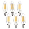 Beonllay 12 Volt Candelabra Light Bulbs 40 Watt Equivalent Low