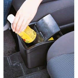 Carmate CZ262 Japan Motor Car Sedan Truck VAN SUV Jeep Home Office Portable Compact Waste Basket Dust Box Duplex Trash Garbage Can with Swing Cover