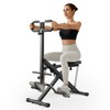 UMAY Squat Machine for Home, Foldable Exercise Equipment, Squat Rowing