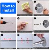 Adjustable L-Shaped Curved Stainless Steel Shower Rod Premium Rust-Resistant Curtain