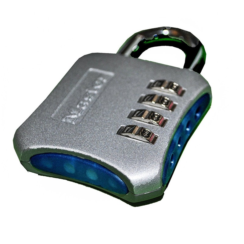 Master Lock 653D Set-Your-Own-Combination 2-inch Padlock, 4-Pack, Color May Vary