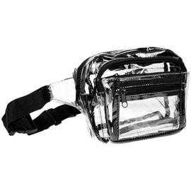Bolso de Cintura Deportivo de Pvc Transparente Pequeño para Mujer, Riñonera Elegante para Exteriores y Gimnasio, Bolsa Cruzada Ligera para Running y V