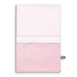 BO BABY'S ONLY Cable Duvet Cover 100 x 135 cm Classic Pink 100 x 135 cm pink