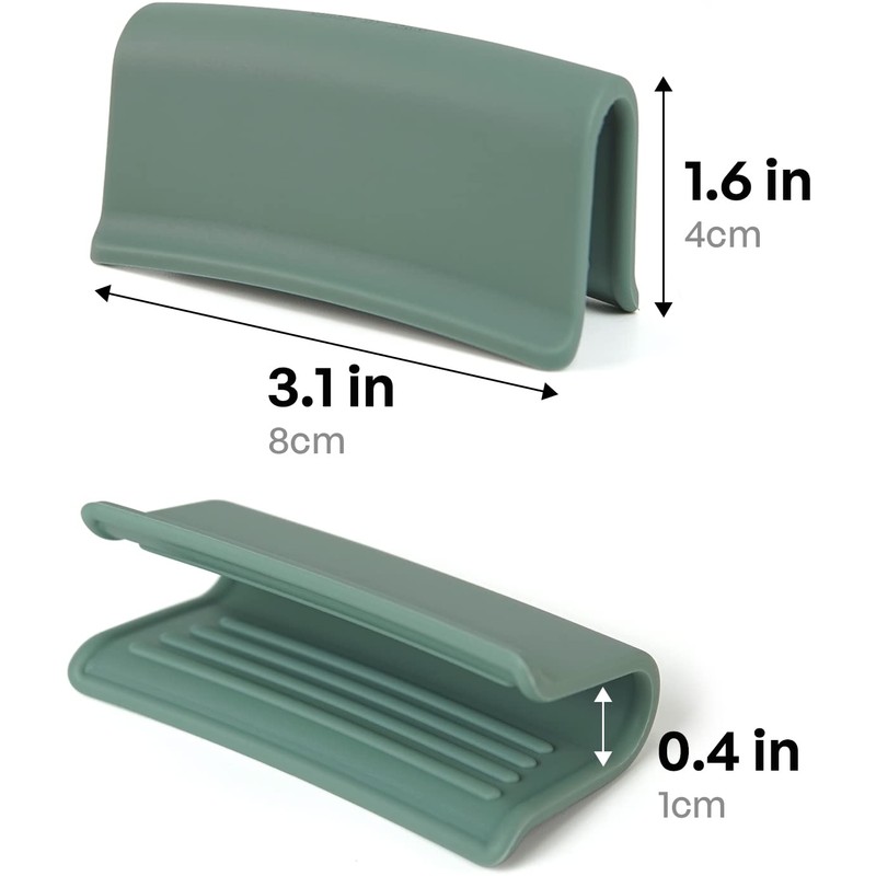 Carrotez Silicone Pot Holders, Heat Resistant Pot Handle Covers for