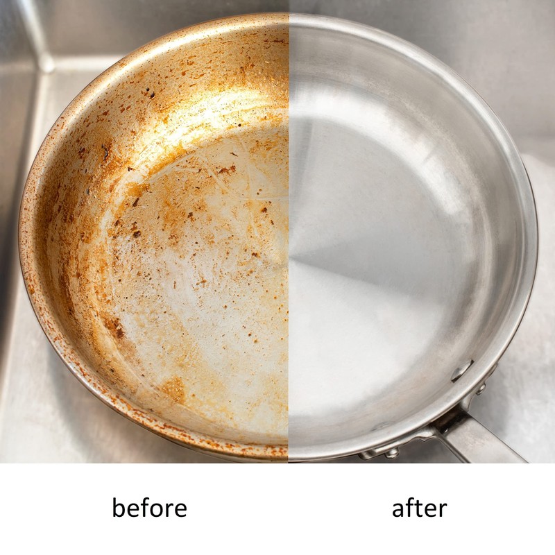 D.RECT Pack of 12 Plastic Scourers Plastic Pot Scraper Scratching