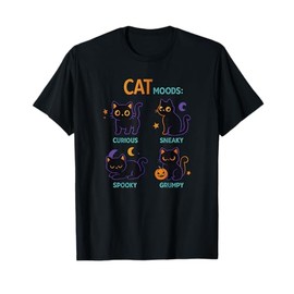 Black Cat Moods Black Cat Animal Owner T-Shirt