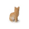 Hi-Line Gift Ltd. Orange Tabby Cat Sitting Lifelike Garden Statue