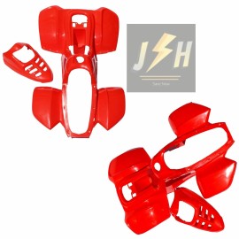Unbranded ATV body kit fits TAOTAO coolste 90cc 110cc atv parts Body landmark plastics red
