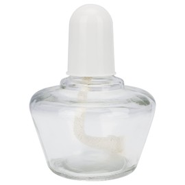 Labasics Alcohol Lamp, Classic Style Glass Bunsen Burners Lab Heating Equipment for Low Temperature Heating in Laboratories, No Alcohol Included, 150 ml