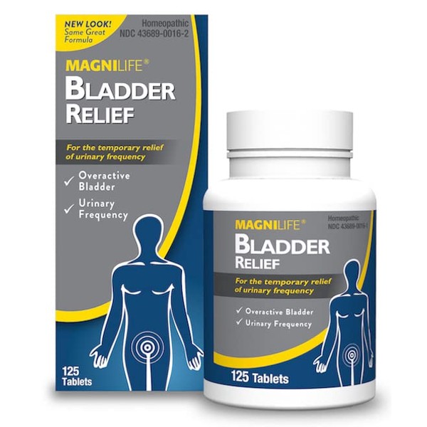 MagniLife Bladder Relief, Fast Acting Relief for Overactive Bladder, Helps Reduce Urination Frequency & Leak Prevention from Coughing, Sneezing & Laughing - 125 Tablets