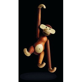 Kay Bojesen - Monkey - Teak/Limba Wood - Height 20 cm - Teak/Limba Wood - Design - Wooden Animal - Christmas