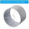 PATIKIL 4.7 Inch E26 E27 Lampshade Ring Frame with European