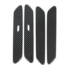 Car Exterior Side Door Handle Cover Trim Sticker Carbon Fiber Style Replacement for Kia EV6 GT Line 2021