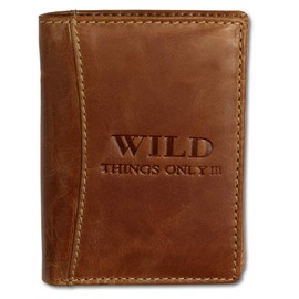 Bag Street DrachenLeder Unisex Brieftasche Geldbörse braun Leder 12.5x2x9.5cm OPJ100O Leder Portemonnaie