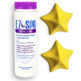 EZ Spa Hot Tub Care Bundle, 1lb EZ Spa Total Care and 2 Premium Scum Star Sponge for Effective Cleaning and Care