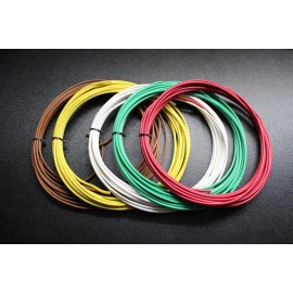 Audiopipe 12 GAUGE 5 WAY TRAILER WIRE KIT 50 FT EA LIGHT BRAKE POWER GROUND BATTERY AWG