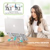 Techly 364255 Aluminium Folding Stand for Notebooks, Tablets and Smartphones
