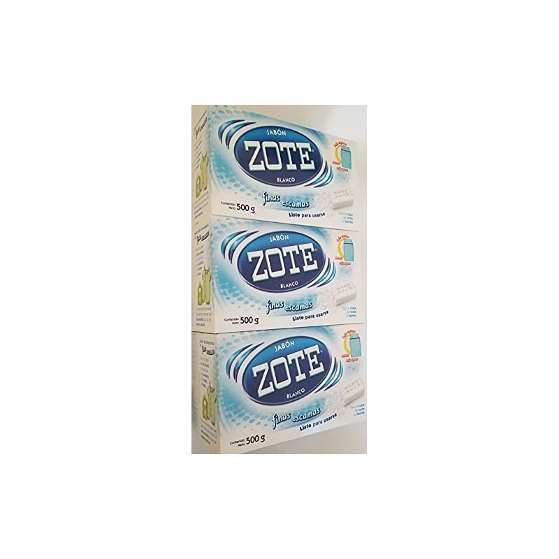 Jabon Zote Blanco Laundry Flakes Pack of 3