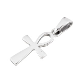 Windalf Jewellery Pendant ANKH 2.8 cm Cross Symbol Eternal Life 925 Sterling Silver, Sterling Silver, No Gemstone