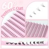 Parriparri Individual Lashes 200 Pcs Cluster Lashes Natural 10D DIY