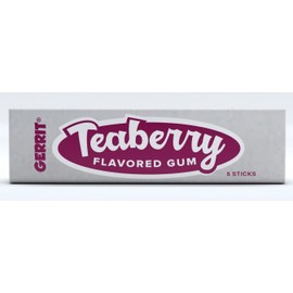 Teaberry Classic Retro Nostalgic Chewing Gum 40 Packs (2 boxes) Free Shipping