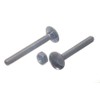 One Stop DIY M8 x 130mm Square Bolts with Nuts BZP Steel Pack of 10
