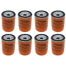 Replacement for Generac 8 Pack Genuine OEM Oil Filters for 0044510 Generator - 070185ES-8PK