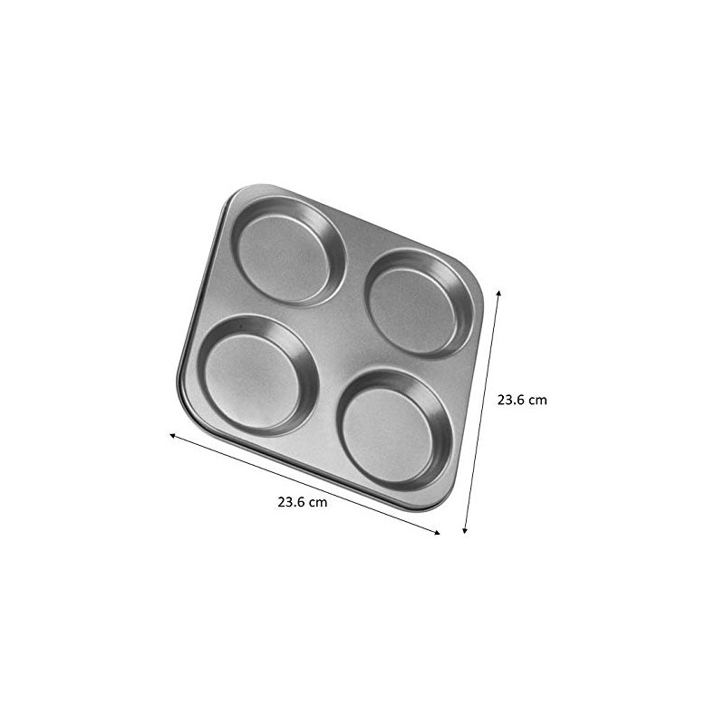 Chef Aid Yorkshire Pudding Pan, Large 4 Cup Non-stick tray