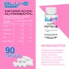 Glteo Peptona Blu-e 90caps Crecimiento Metforpepto Natural Sin Sabor