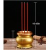 Copper Alloy LED Electric Incense Burner with USB Rechargeable Battery