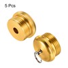 PATIKIL 5pcs 20mm Diameter Fishing Rod End Cup Copper Plated