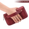 GAEKEAO Wallet for Women Clutch RFID Blocking Leather Wristlet Purse