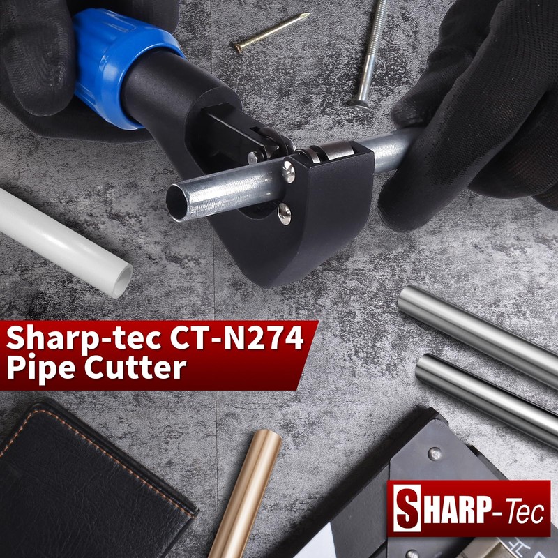 Sharp-tec 4-30mm Pipe Cutter, Adjustable Tube Cutter with Aluminum Alloy