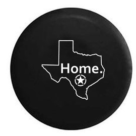 American Educational Products State of Texas Oscar Mike Military Sniper Home Edition Spare Tire Cover OEM Vinyl Black 28-29 in