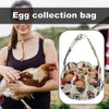 Egg Collecting Basket With 7 Pouches - Mini Gathering Basket