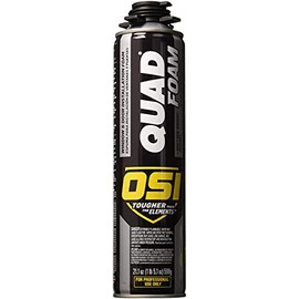 1866185 Osi Quad Window and Door Sealant, 21.1 Oz, Aerosol Can, Foam (3 Pack)