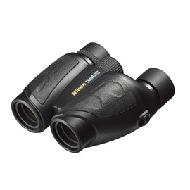 Nikon Travelite 10x25 Compact Binoculars, Black Bundle with Nikon Lens Pen and Lumintrail Cleaning Cloth