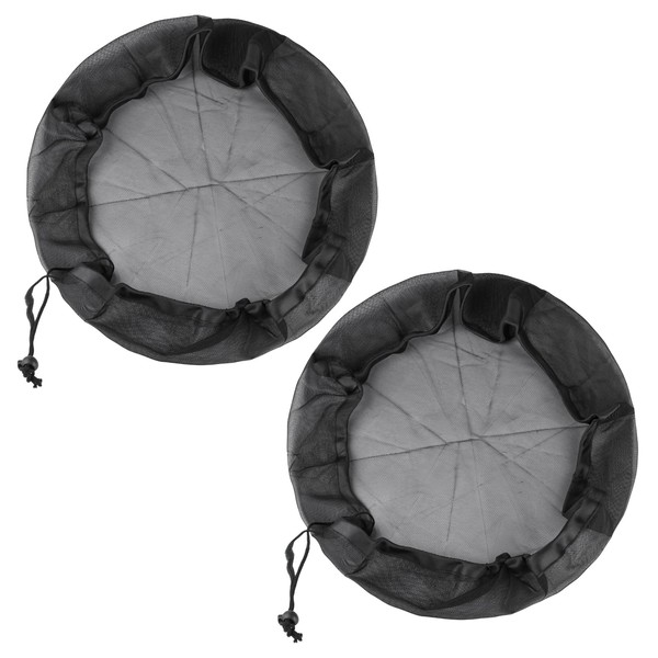 2 Pcs Water Butt Net Rain Barrel Cover, 60cm Rain