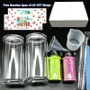 s Snow Globe Tumbler Supplies 16oz DIY Double Wall Plastic