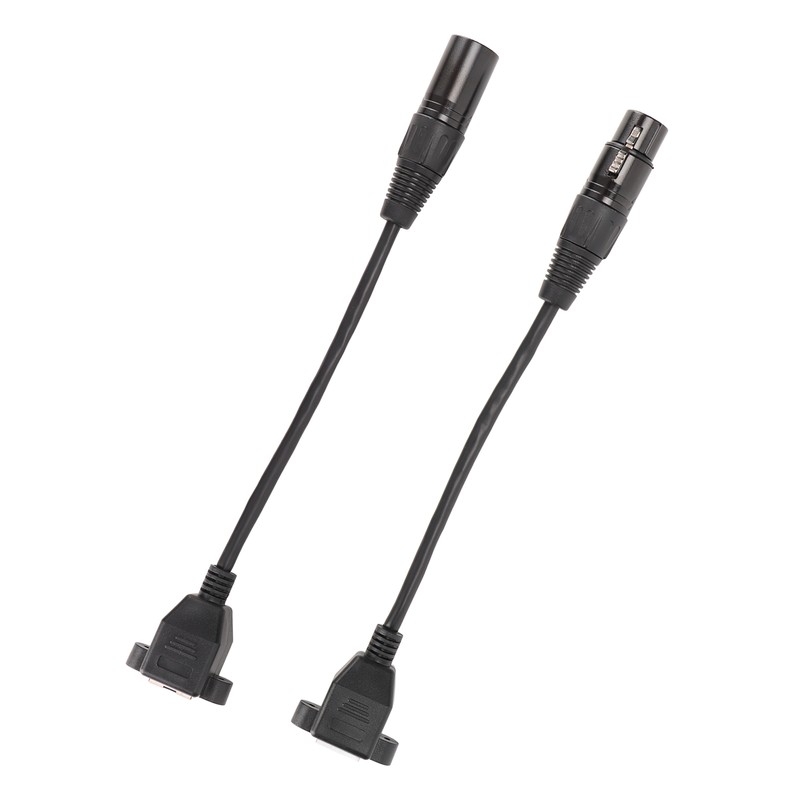 2pcs XLR3 to RJ45 Cable 3pin Plug and Play Female